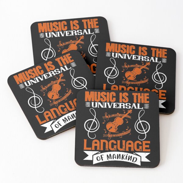 Item preview, Music Is The Universal Language Of Mankind designed and sold by GoodVibeDesign.