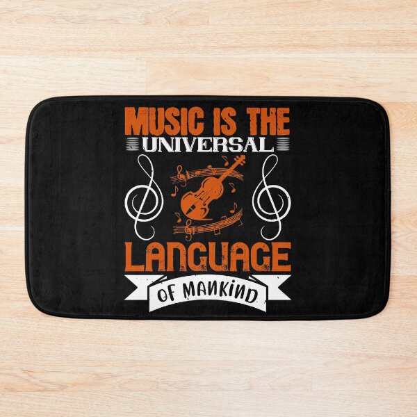 Item preview, Music Is The Universal Language Of Mankind designed and sold by GoodVibeDesign.