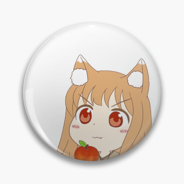 Item preview, Peeking Chibi Holo Apple - Spice and Wolf designed and sold by pseudop.