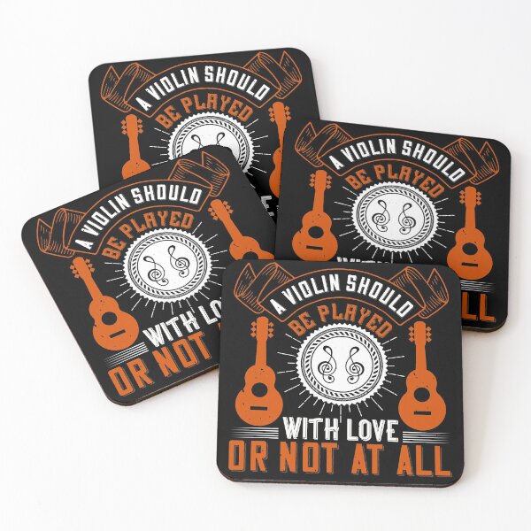Item preview, A Violin Should Be Played With Love, Or Not At All  designed and sold by GoodVibeDesign.