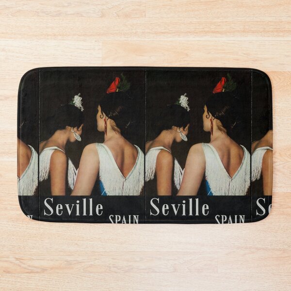 Item preview, Seville Spain vintage travel poster designed and sold by stickart-marek.