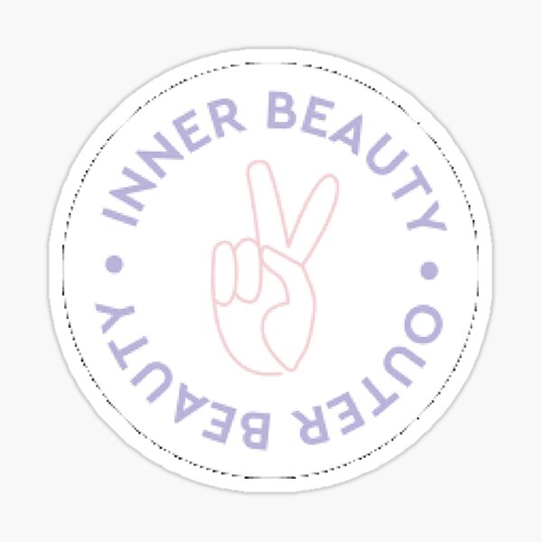 Florence par les moulins beauté intérieure logo beauté extérieure Sticker