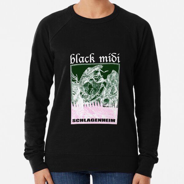 Black Midi Schlagenheim Lightweight Sweatshirt