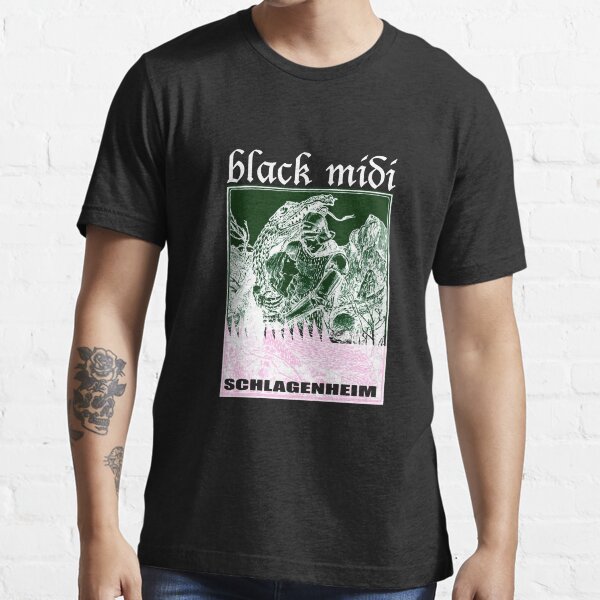 Black Midi Schlagenheim Essential T-Shirt