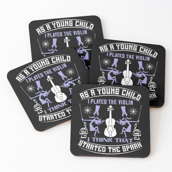 Item preview, As A Young Child, I Played The Violin I Think That Started The Spark designed and sold by GoodVibeDesign.