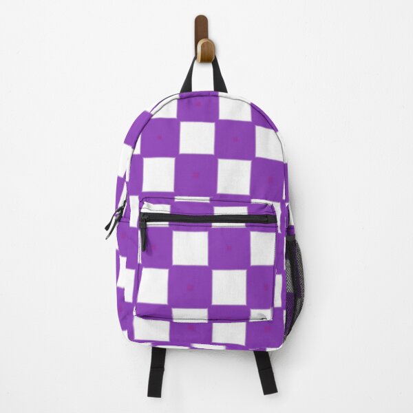 Item preview, Purple and White Checkerboard Pattern designed and sold by Poetic Patterns Studio.