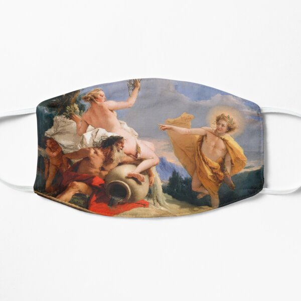 Oil Painting Apollo Pursuing Daphne by Giovanni Battista Tiepolo Flat Mask