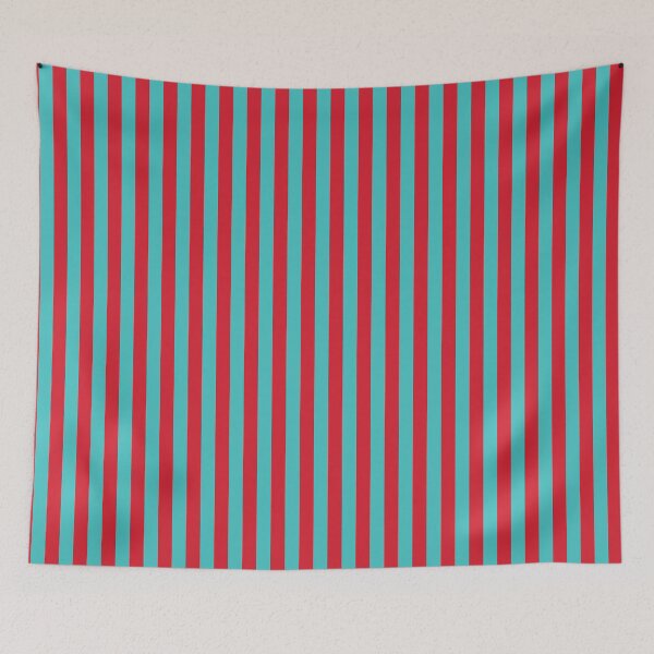 Item preview, Aqua Red Linear Pattern designed and sold by zcabask.