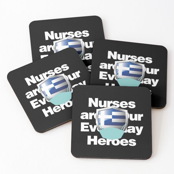 Item preview, Greece Nurses are Everyday Heroes designed and sold by HelloFromAja.