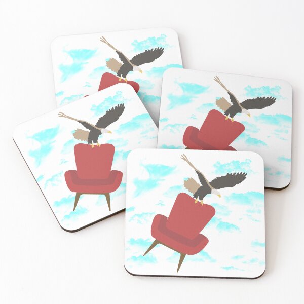 Item preview, Eagle Flying with Armchair in the Clouds designed and sold by idovedesign.