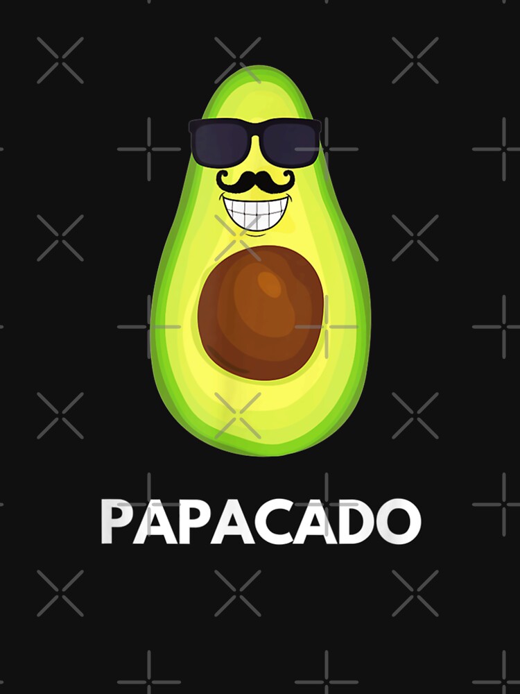 Avocado Funny Papacado Dad & Father  by WaldemarPreis