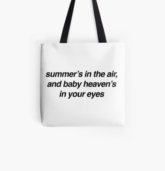 Star Splangled Banner Music Lyrics and Flag Tote Bag by Anne