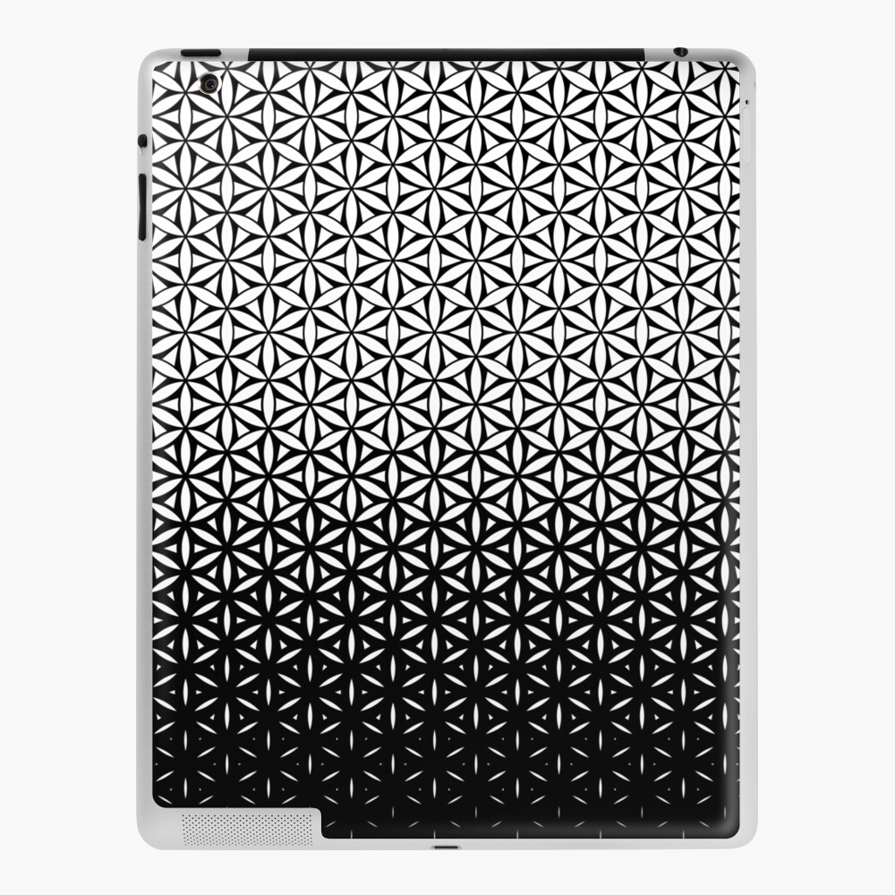Geometric Inverted Flower Of Life Pattern Ipad Case Skin By Terrordrome Redbubble