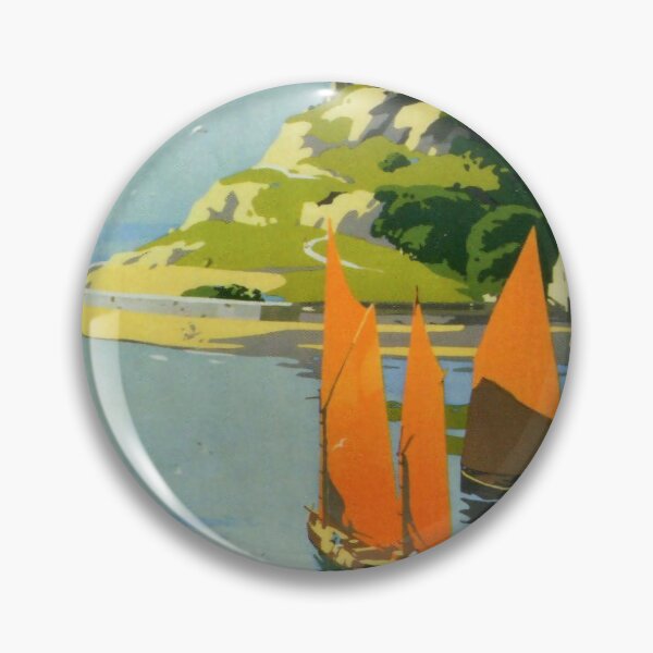Item preview, Penzance vintage travel poster designed and sold by stickart-marek.