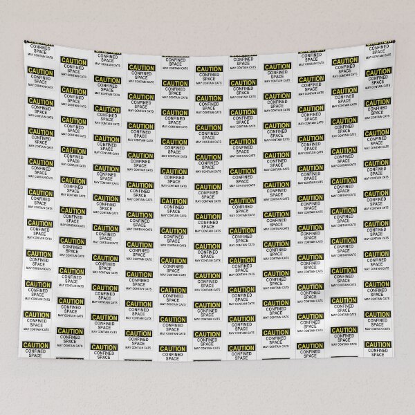 Item preview, Confined space may contain cats designed and sold by Byrnsey.