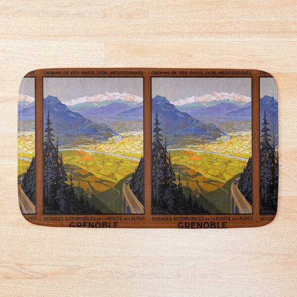 Item preview, PLM Grenoble vintage travel poster designed and sold by stickart-marek.
