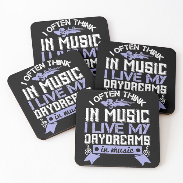 Item preview, I Often Think In Music. I Live My Daydreams In Music designed and sold by GoodVibeDesign.