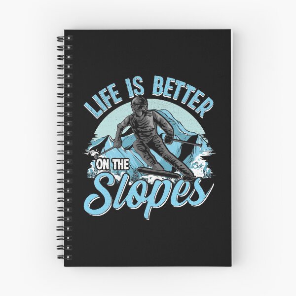 Item preview, Life Is Better On The Slopes Skiing & Snowboarding designed and sold by perfectpresents.