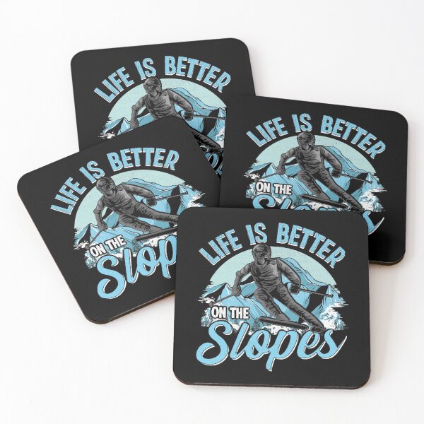 Item preview, Life Is Better On The Slopes Skiing & Snowboarding designed and sold by perfectpresents.
