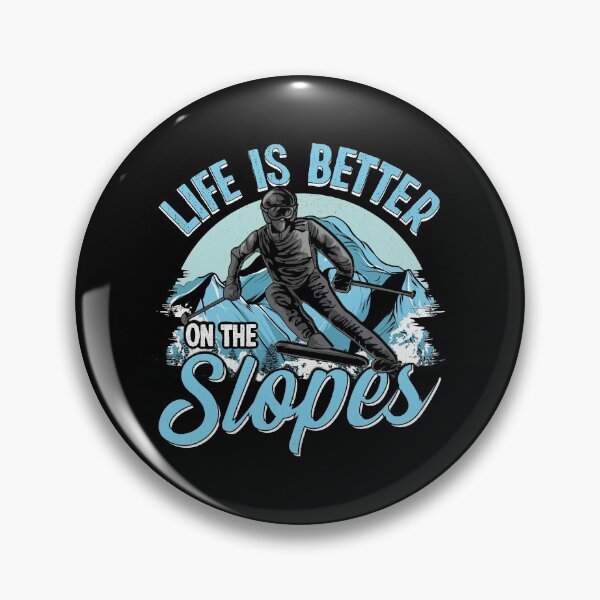 Item preview, Life Is Better On The Slopes Skiing & Snowboarding designed and sold by perfectpresents.