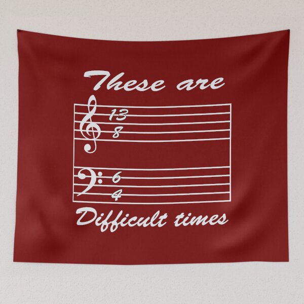 Item preview, 13 8 6 4 these are difficult times designed and sold by Bolerovo.