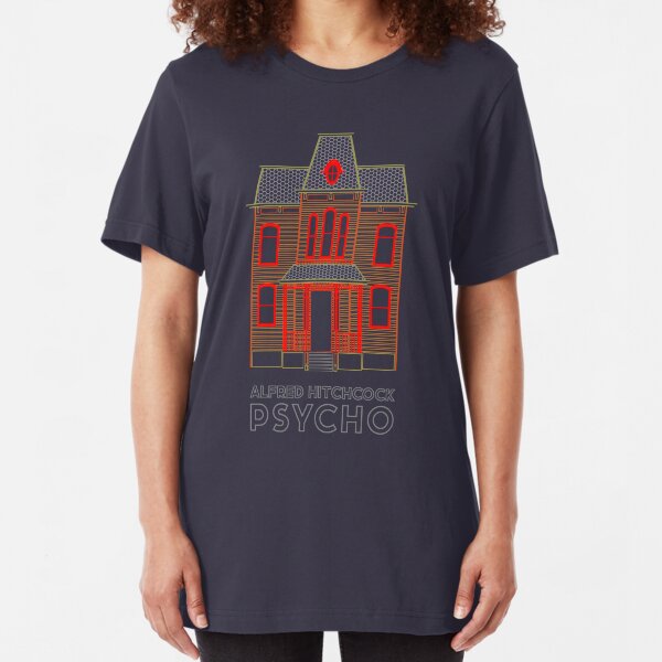 Alfred Hitchcock PSYCHO (Blood Orange) Slim Fit T-Shirt