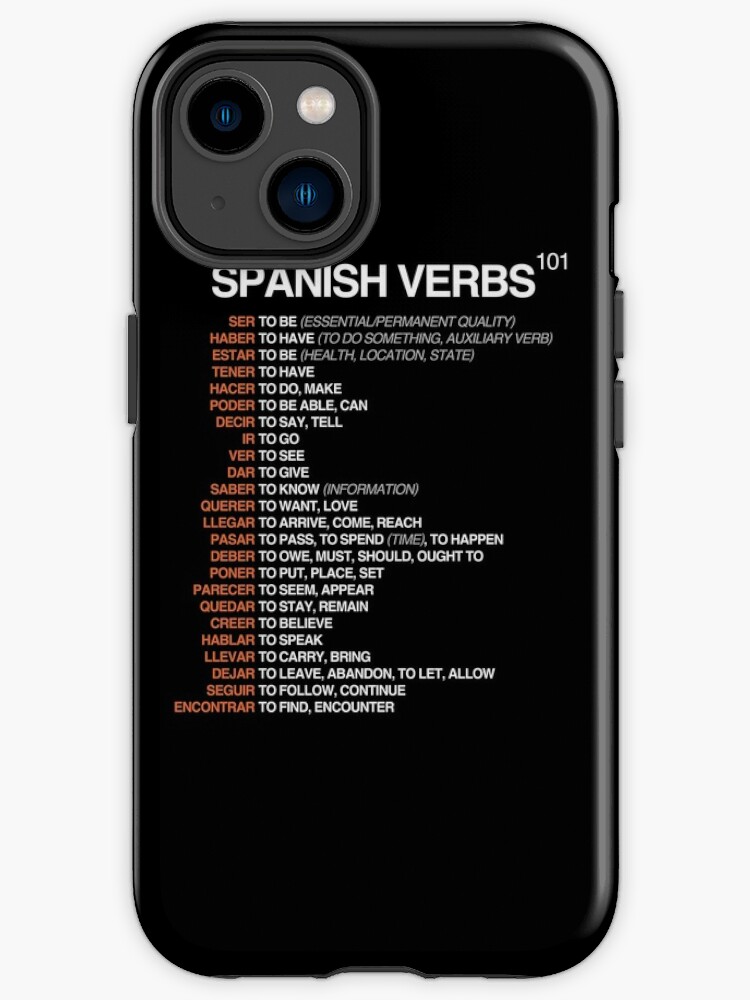 Spanish Verbs 101 Spanish Language Cheatsheet