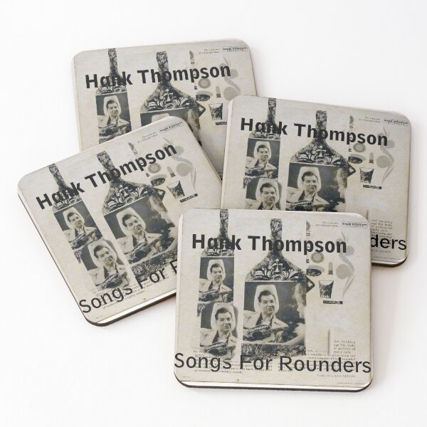 Item preview, Copy of Hank Thompson, Songs For Rounders, ep, 50's,  Blues, Cowboy, C & W, Country, Western, gambler, saloon, women, cheesecake, drugs designed and sold by Vintaged.