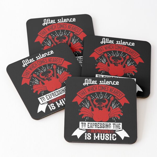 Item preview, After Silence, That Which Comes Nearest To Expressing The Inexpressible Is Music  designed and sold by GoodVibeDesign.