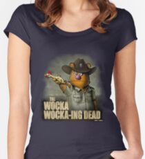 The Wocka Wocka-ing Dead Women's Fitted Scoop T-Shirt