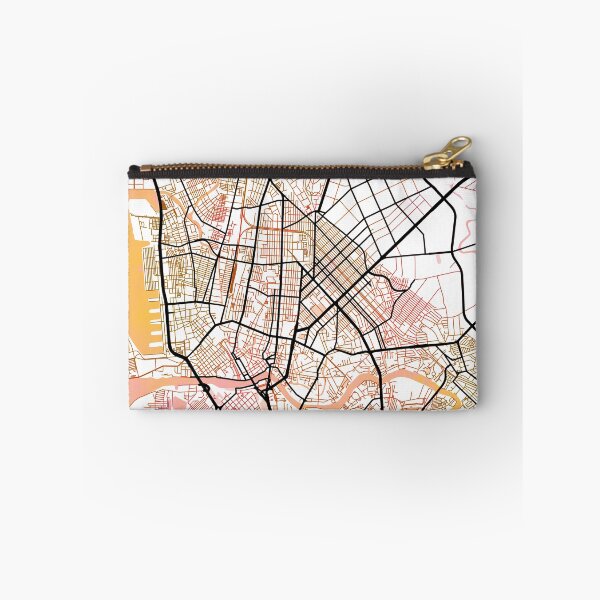 Item preview, Manila Philippines Watercolor Street Map Color designed and sold by IvonDesign.