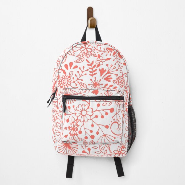Item preview, Floral Doodle Living Coral 2 designed and sold by Olooriel.