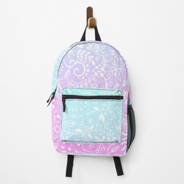 Item preview, Floral Gradient - Pink and Turquoise designed and sold by Olooriel.