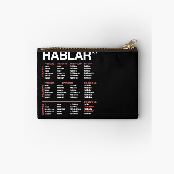 Item preview, Spanish HABLAR Verb Declension - Spanish Language Cheatsheet designed and sold by HiddenVerb.