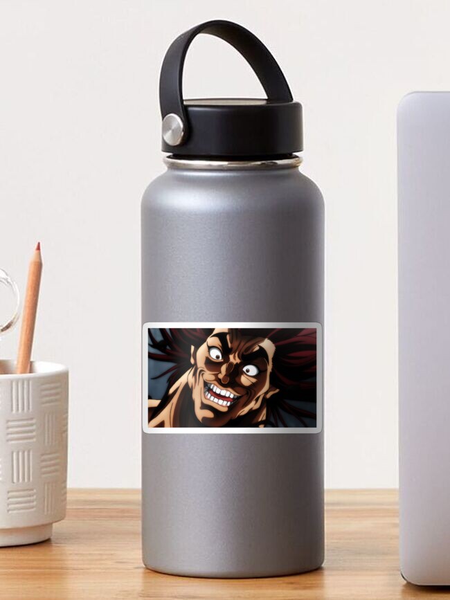 Yujiro Hanma Baki Anime Smile Sticker By Jel1611 Redbubble