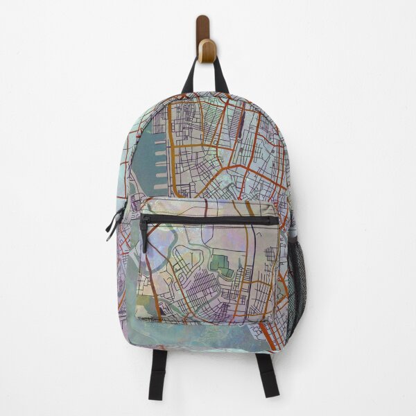 Item preview, Manila Philippines Watercolor Street Map Urban designed and sold by IvonDesign.