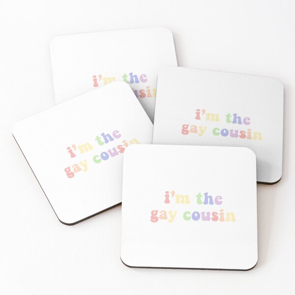 Item preview, i'm the gay cousin designed and sold by dinostickerss.