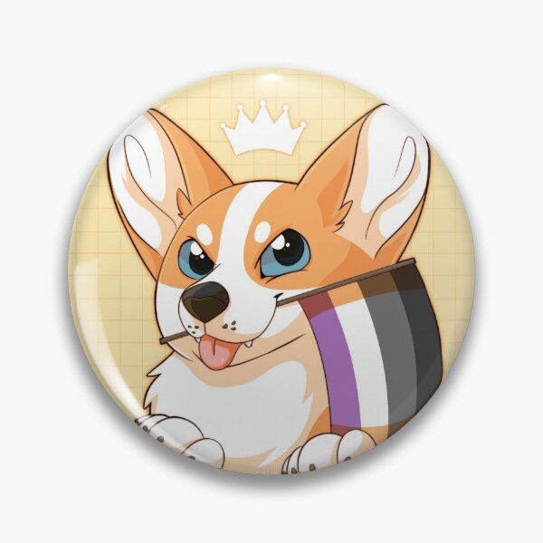 Item preview, Pride Corgi Asexual designed and sold by Kumoitachi.