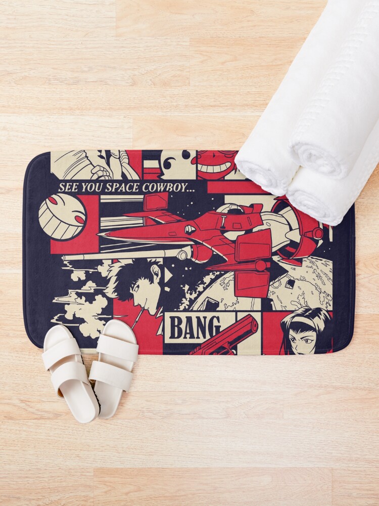 Alternate view of Bebop Pattern Bath Mat