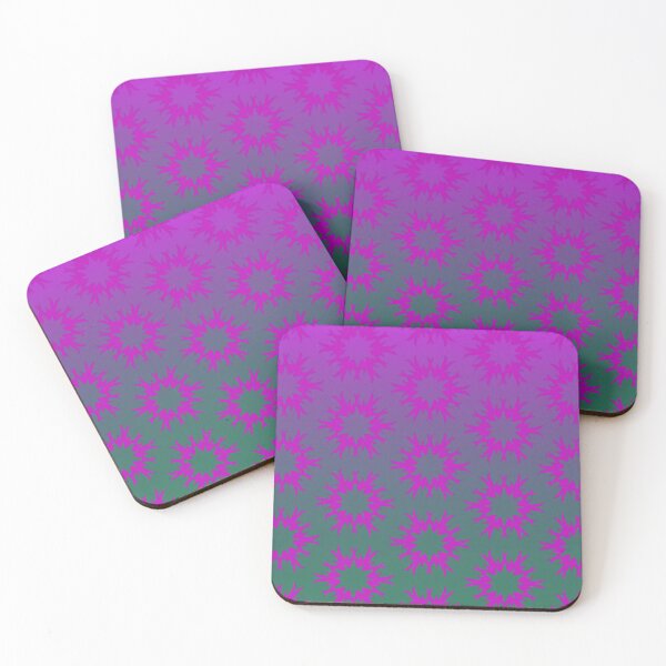 Item preview, Avant garde floral design on a hot pink to green background  designed and sold by PetaJaneHome.