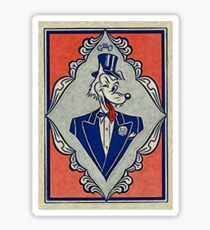 Wolf Card Sticker