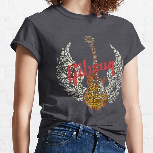Les Paul Gibson Gitarre Vintage Retro Logo Classic T-Shirt