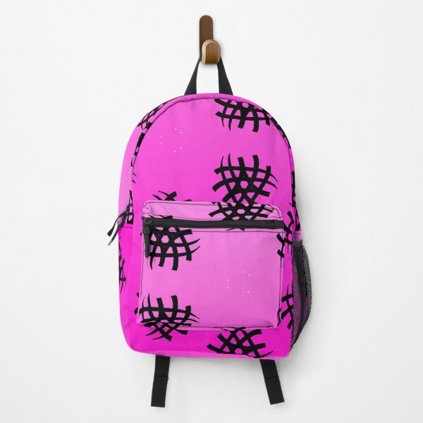 Item preview, Small elegant black motif on gradient pink background designed and sold by PetaJaneHome.