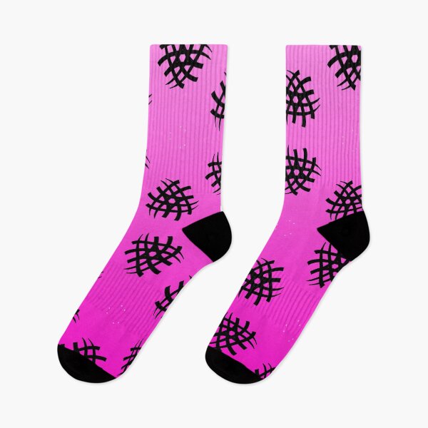 Item preview, Small elegant black motif on gradient pink background  designed and sold by PetaJaneHome.