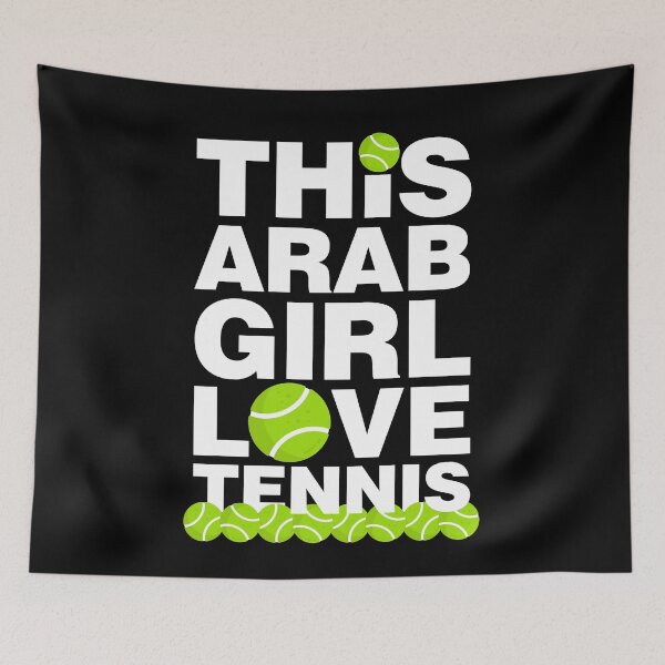 Item preview, This Arab Girl Loves Tennis designed and sold by elhefe.