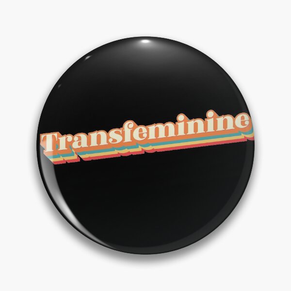 Item preview, Transfeminine Vintage Retro Rainbow Pride Identity LGBTQ designed and sold by goodfriendkyle.