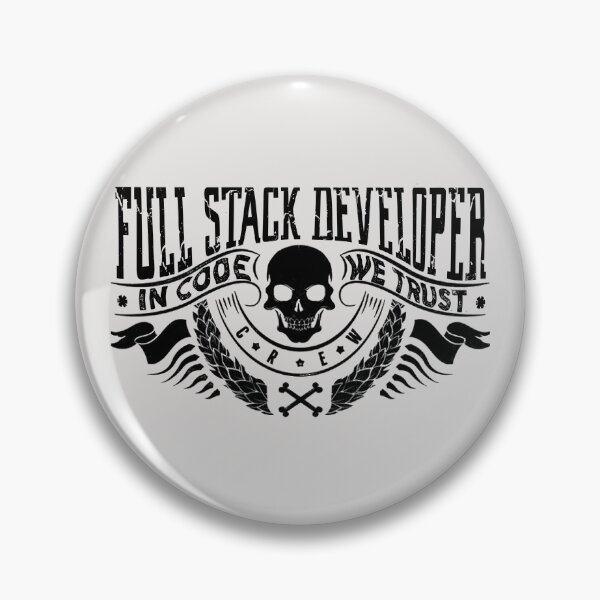 Item preview, Full stack Developer - skull designed and sold by clubtee.