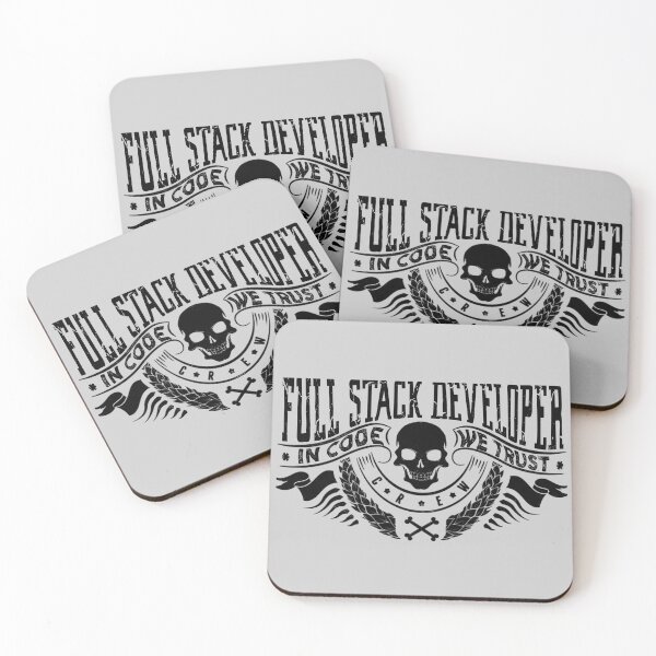 Item preview, Full stack Developer - skull designed and sold by clubtee.
