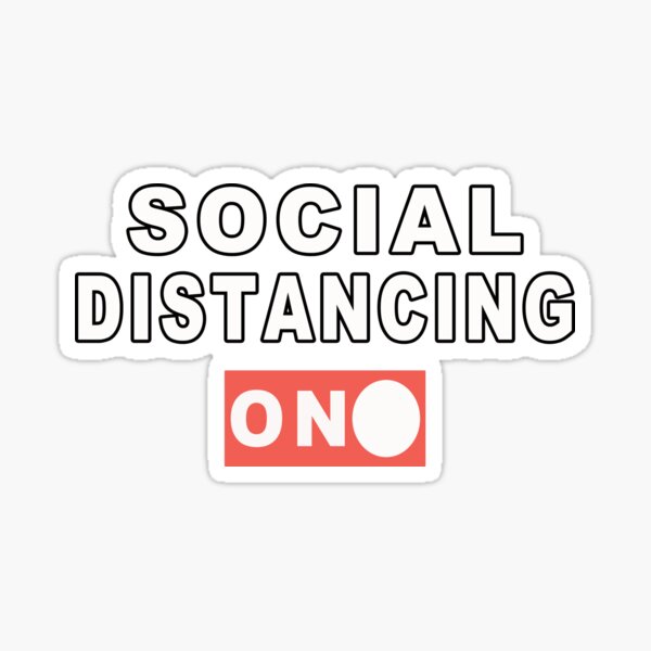 Item preview, Social Distancing On designed and sold by majeed10.