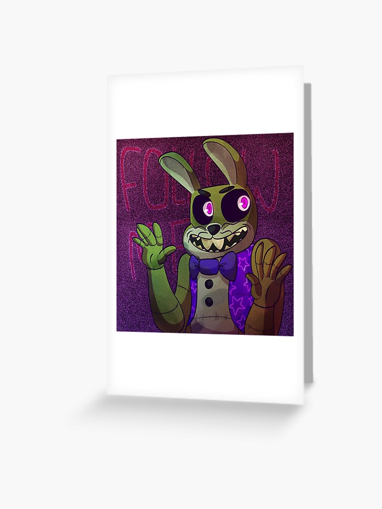 Glitchtrap Plush Greeting Card for Sale by chronodia